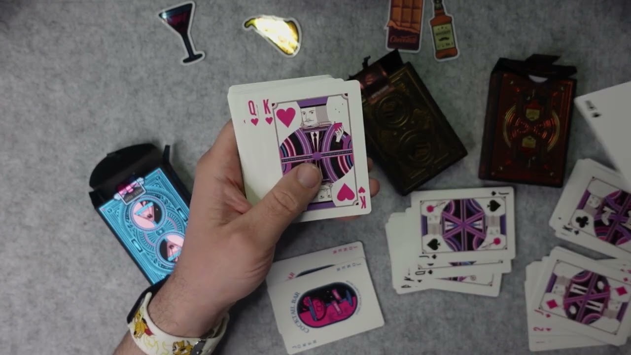 Fast Food Playing Cards - Chocolate, Whiskey, Cocktail bar and Pizza house