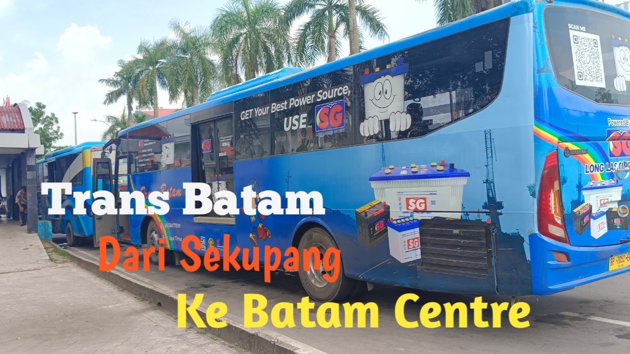 Perjalanan menaiki Bus Trans Batam dari Sekupang menuju Batam center hanya Rp 5000