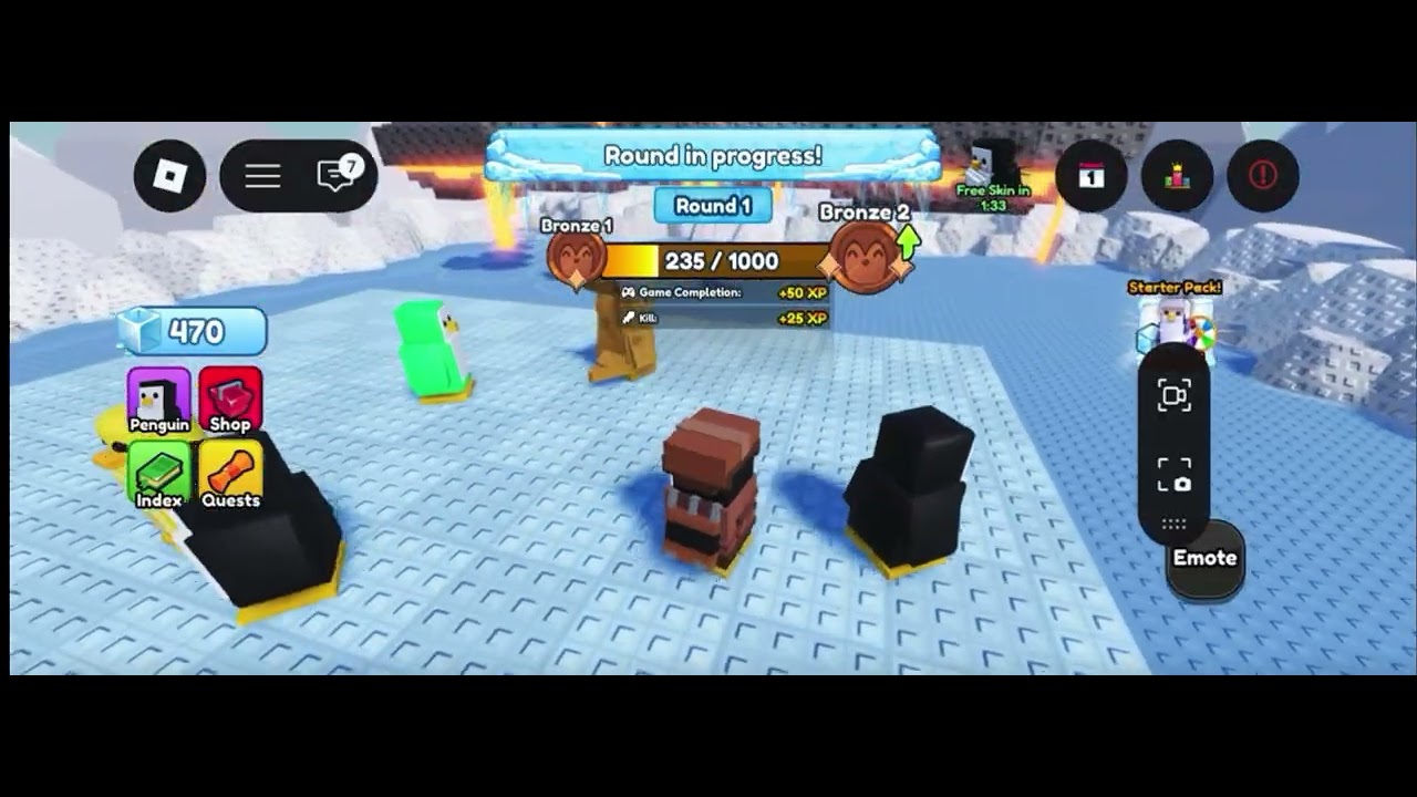 I beat knockout!🐧
