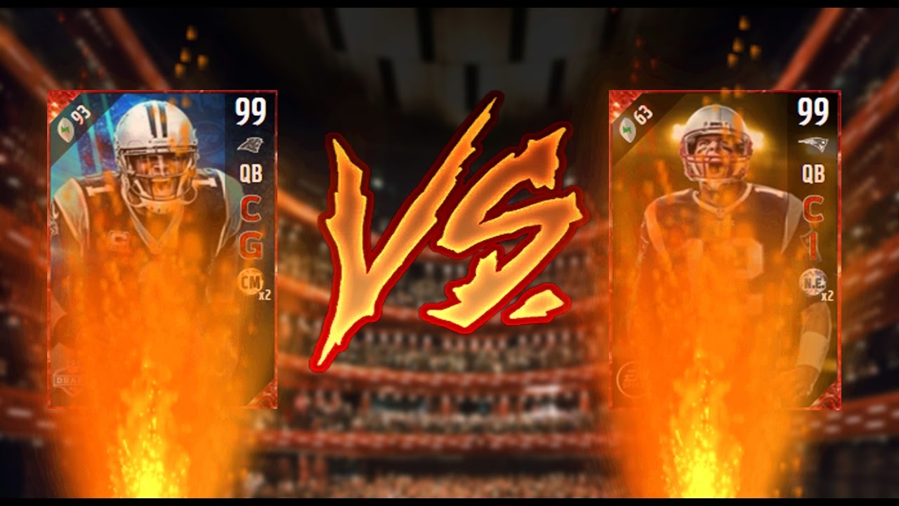 99 TOM BRADY VS 99 DRAFT MASTER CAM NEWTON!!!! | WHO'S BETTER!??!?!
