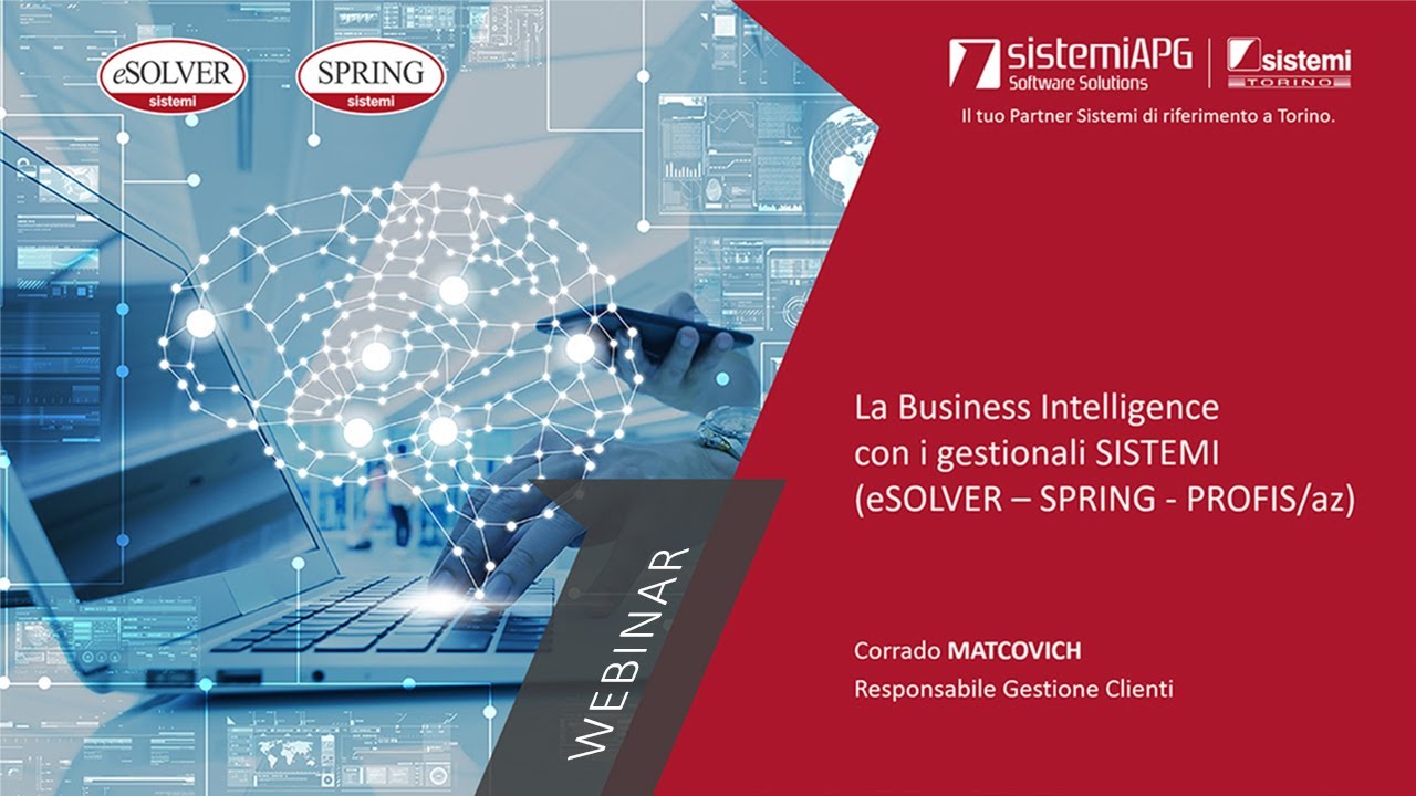 Webinar  Business Intelligence con eSOLVER e SPRING