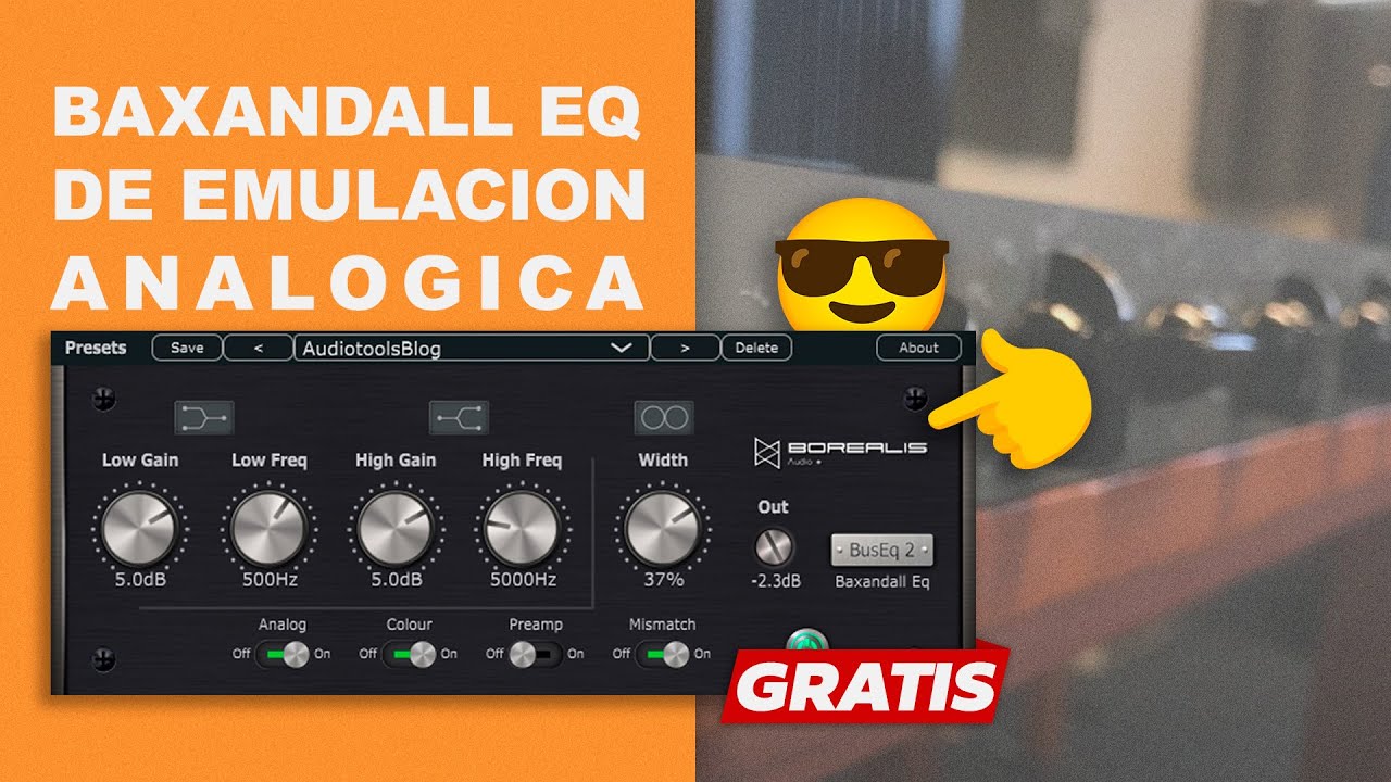 BusEQ 2 Borealis Audio - Baxandall EQ de Emulación Analógica - plugin gratis (Audio Demo Review)