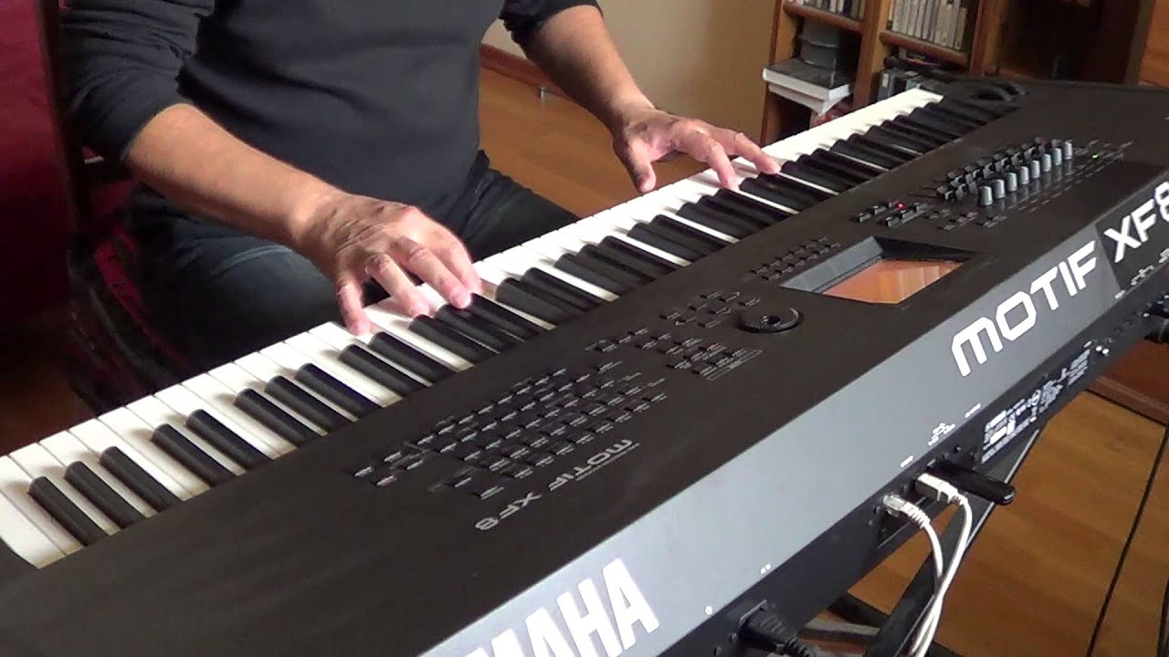 Stay With Me. Romantic piano music. Yamaha Motif XF8