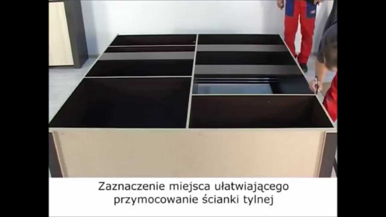 Montaż mebli - instrukcja - SZAFA przesuwna - porady MEBLINE