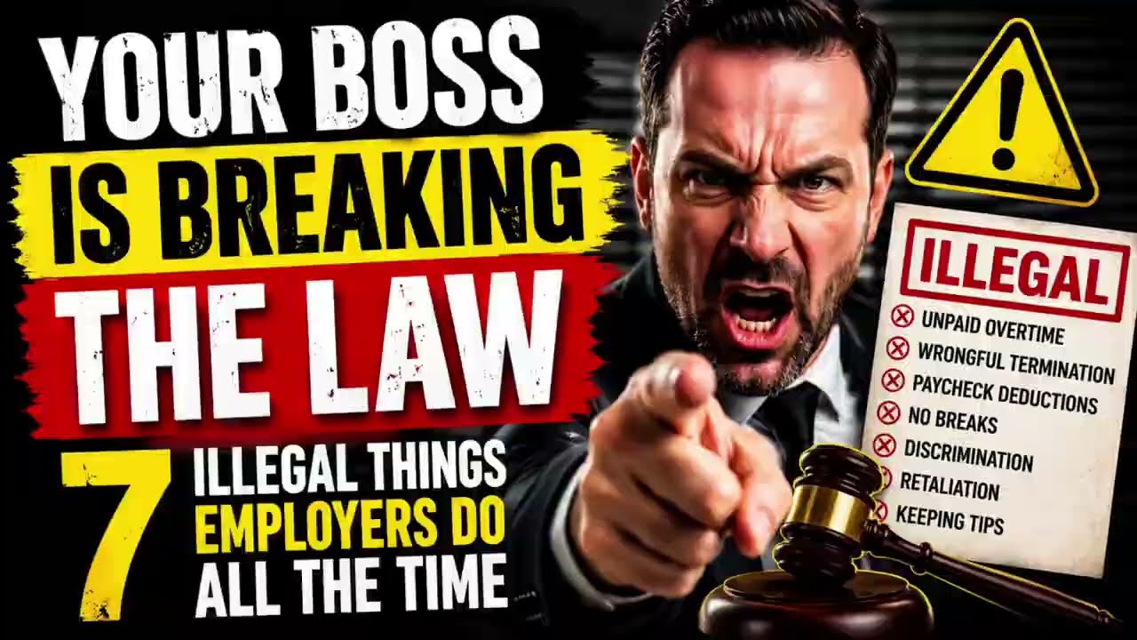 If Your Boss Does Any of These 7 Things, It&rsquo;s Illegal
