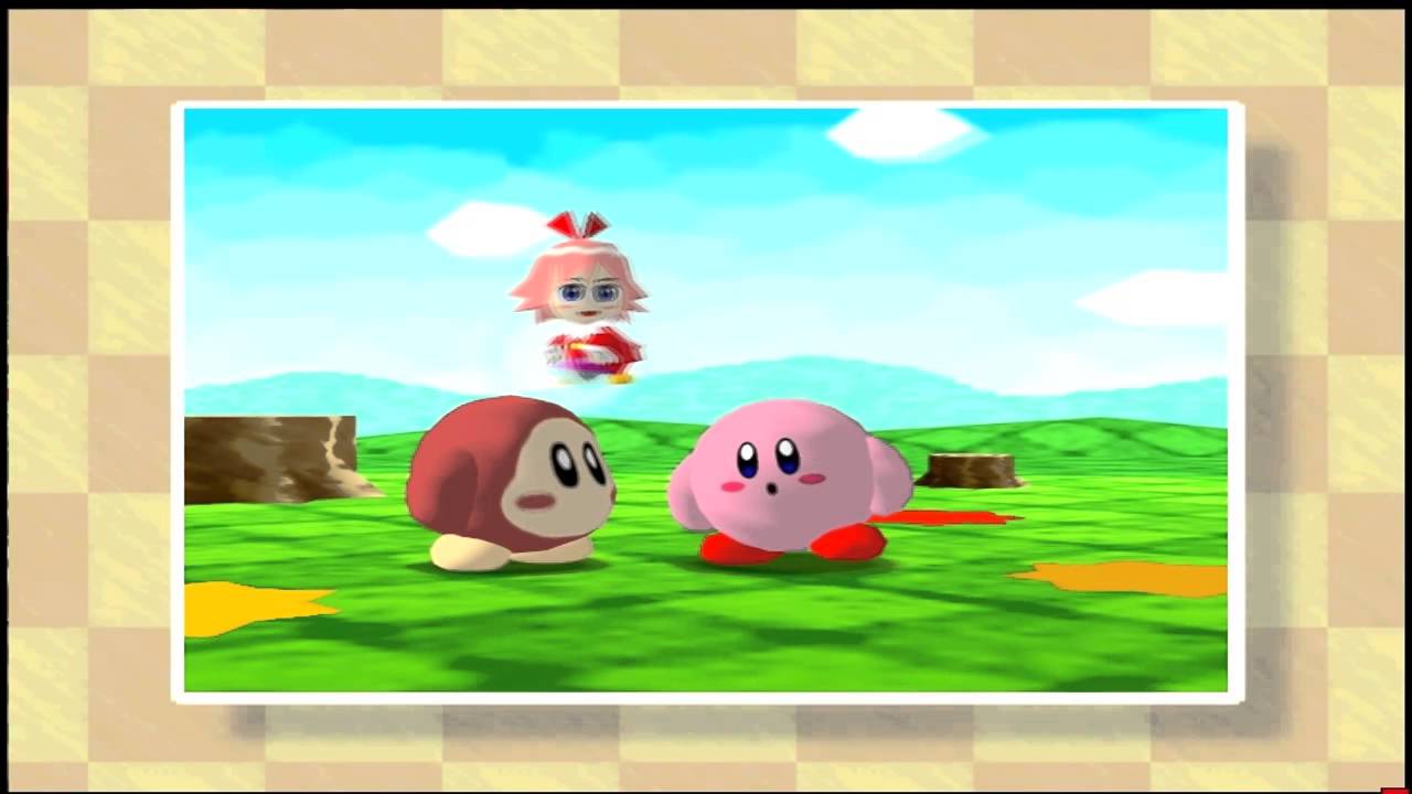 Kirby 64 The Crystal Shards Cutscene #5 Adeleine Joins The Party