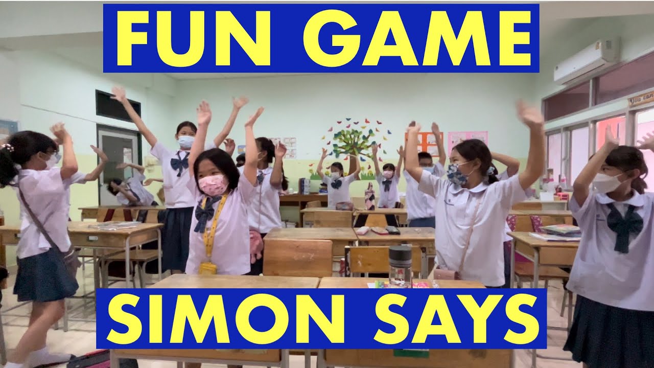 Simon Says GAME | FUN GAMES and ACTIVITIES | TOP 5 Classroom GAMES | ESL GAMES | Kru Minah
