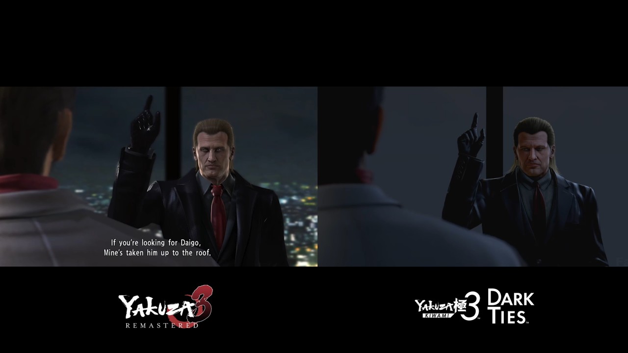 Yakuza Kiwami 3 vs Yakuza 3 Remastered | Cutscene Comparison | Andre Richardson (Albert Wesker)