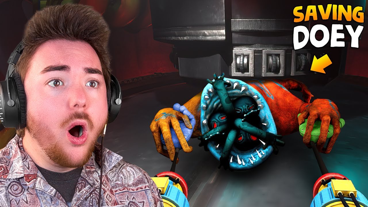 CAN WE SAVE DOEY!? (Bring him back to life) | Poppy Playtime Chapter 4 Gameplay (Mods)