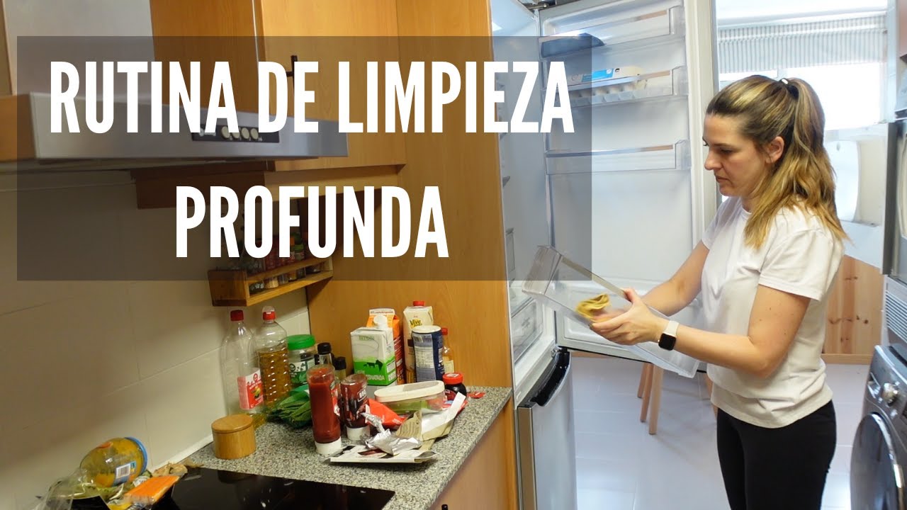 Limpieza  PROFUNDA cama, nevera, ropa, ORGANIZANDO la DESPENSA Y LA COMPRA SEMANAL