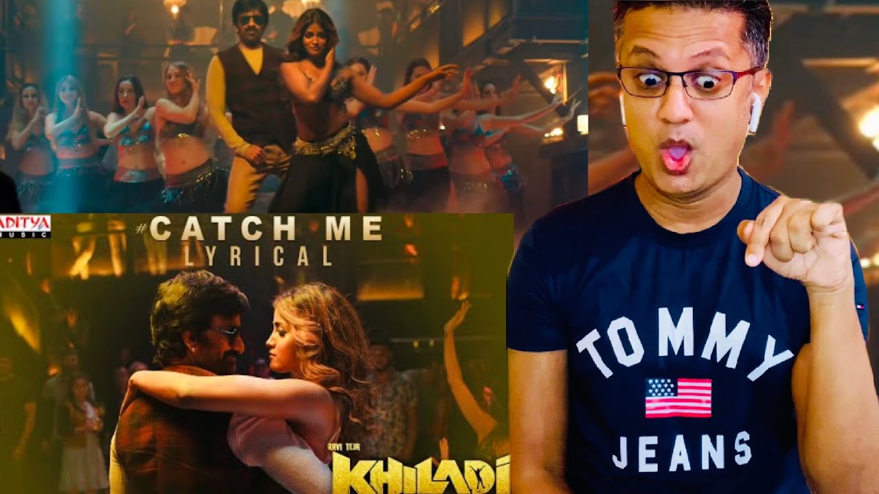 #CatchMe&nbsp;Lyrical Reaction | Khiladi​ Songs | Ravi Teja, Dimple Hayathi | Ramesh Varma | DSP
