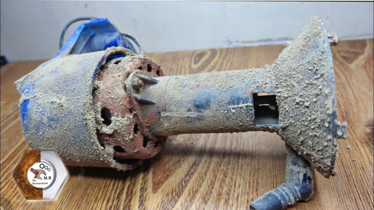 Restoration of a 107- Years- Old Rusty Centrifugal Water Pump. Technology From Year 1689