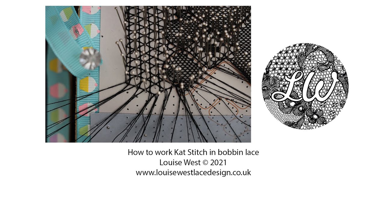 How to work Kat stitch in bobbin lace