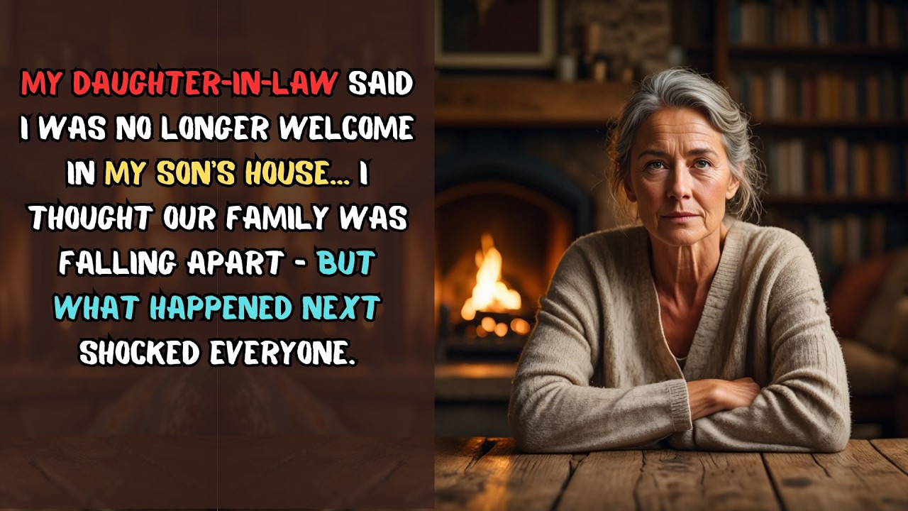 My Daughter-in-Law Said I Was No Longer Welcome in My Son’s House... What Happened Next Shocked...