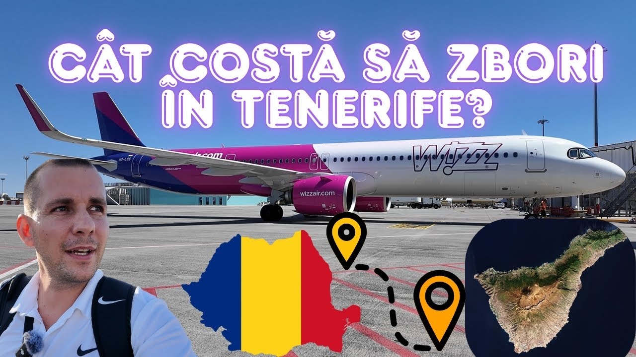 Cât costă să zbori în Tenerife ? Am zburat de urgență. #travel #vlog #foryou