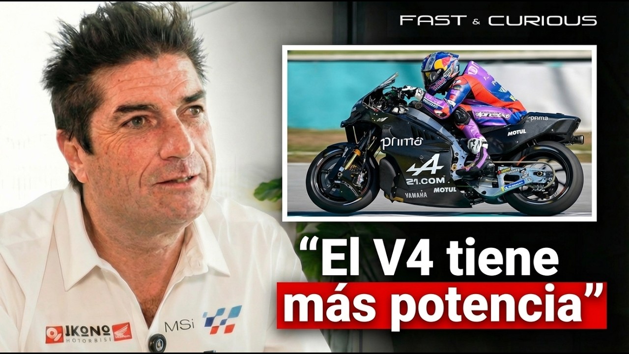 Experto explica las diferencias entre motor V4 y 4 en línea en MotoGP