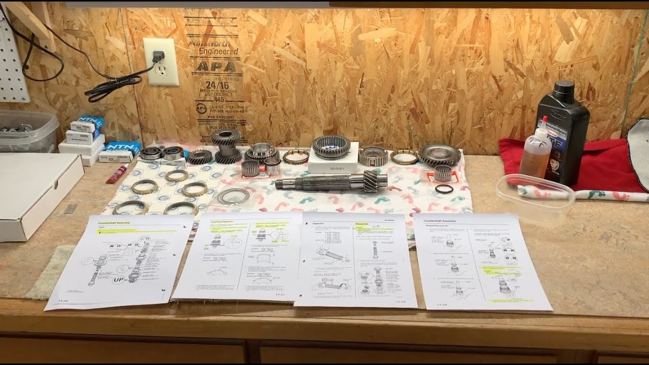 Honda D16 S40 Synchrotech Transmission Shaft Rebuild