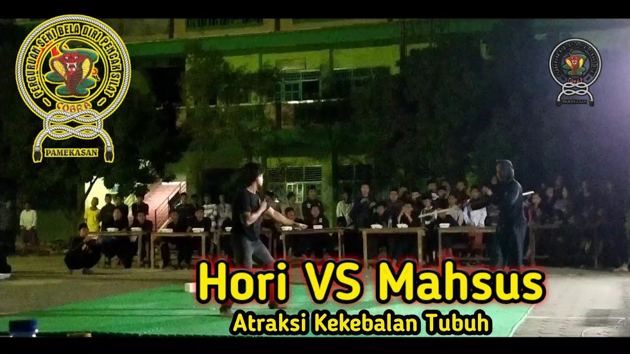Antraksi Kekebalan Tubuh Pancak Silat Cobra Hori Vs Mahsus