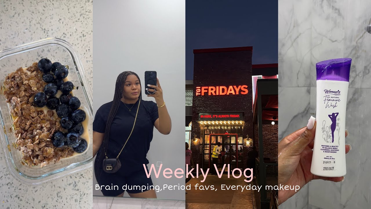 weekly vlog: in a funk, period favs ,brain dumping, savory eggs recipe, my Everyday Makeup Routine🍓