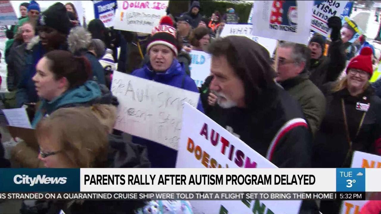 Parents rally after autism program delayed