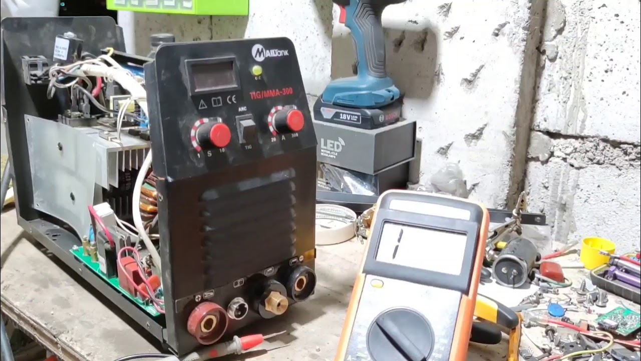 how to repair MAILTANK TIG/MMA 300 no high frequency