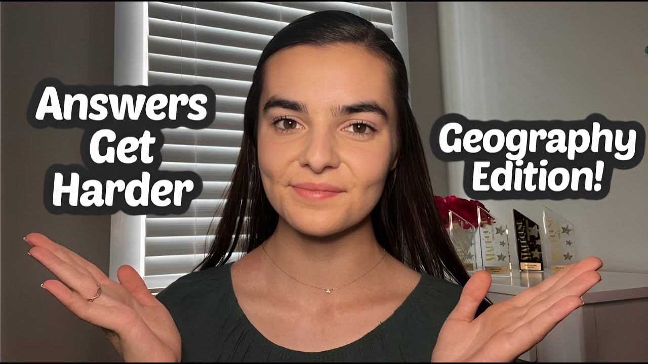 ASMR Whispering 100 Geography Trivia Questions But The Questions Get Harder