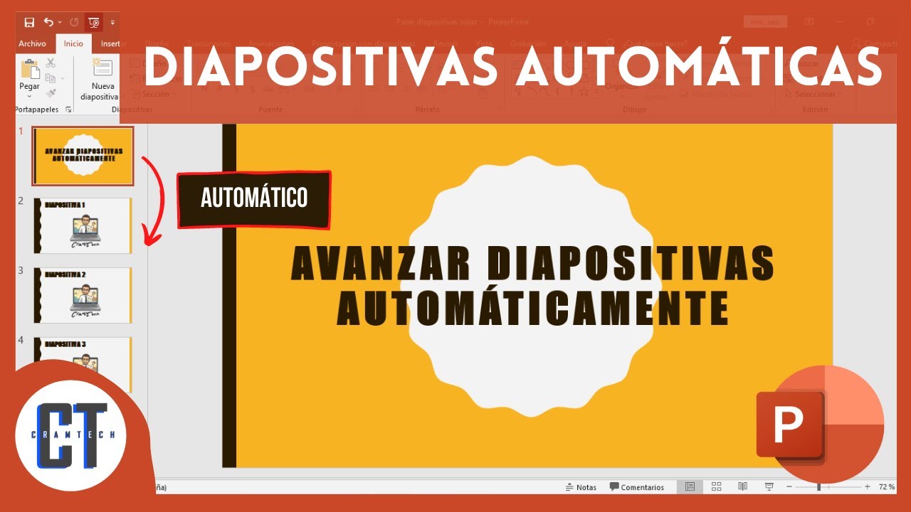Como hacer que las diapositivas de Power Point pasen solas