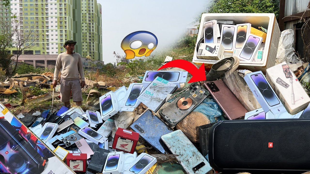 Great Day🤑😍Found iPhone 11, Samsung , Huawei... in Garbage ! Restore Samsung Galaxy Note 20 Ultra
