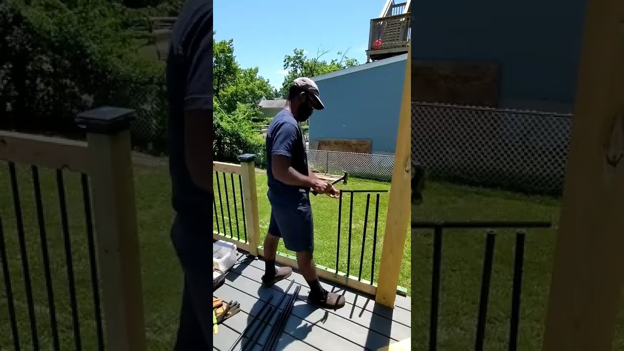 Deck Railing Step By Step