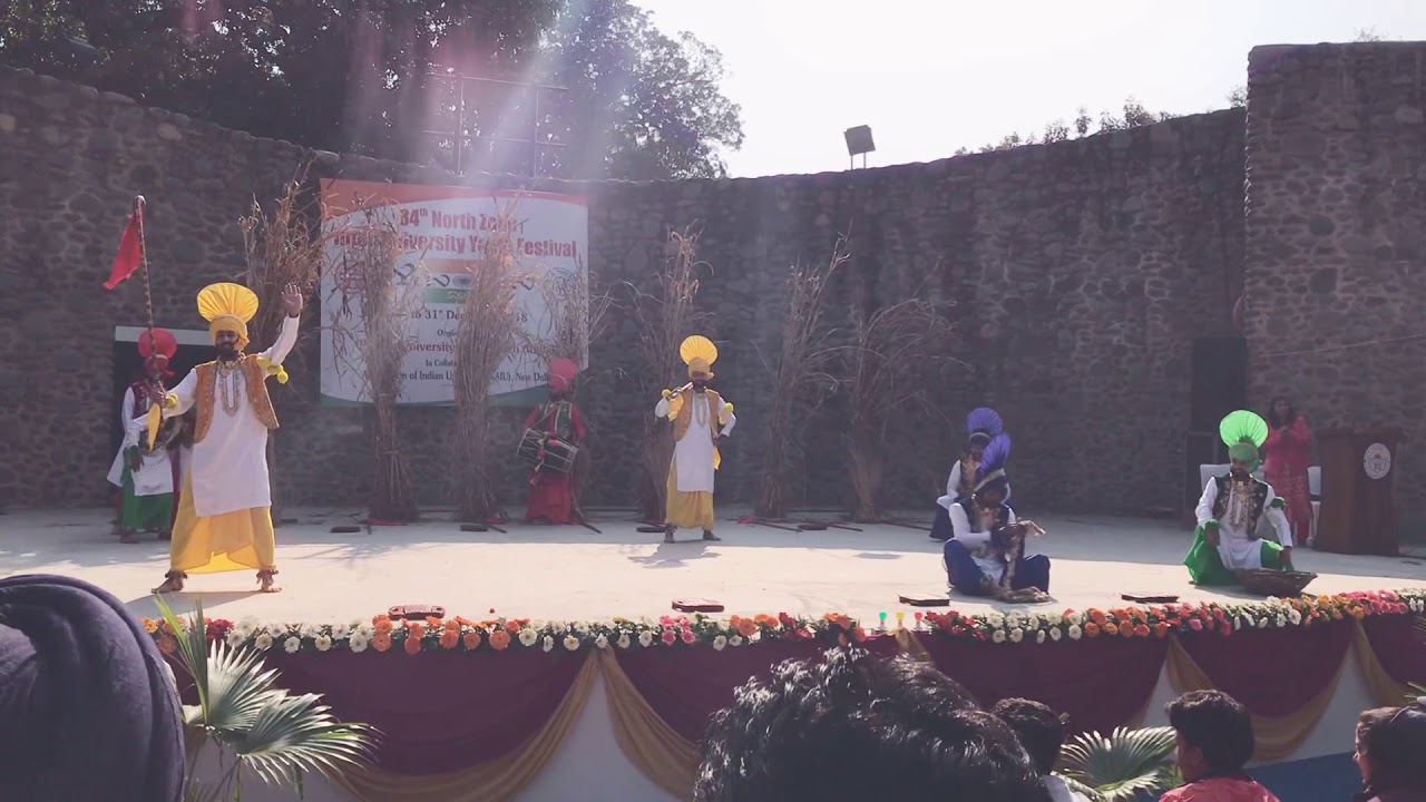 Bhangra Winner Punjabi University Patiala (34th North Zone Intervarsity Youth Festival )