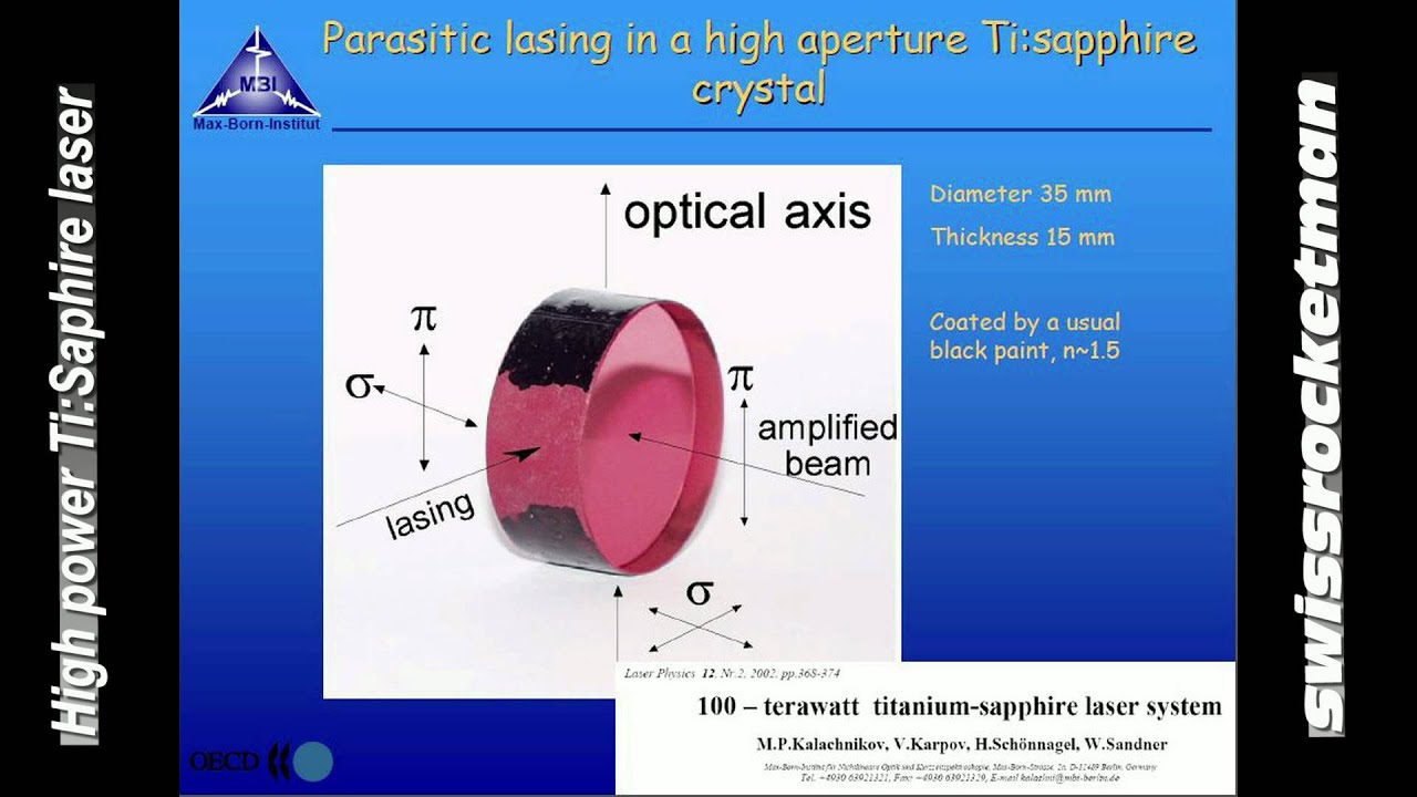 High power Ti sapphire laser