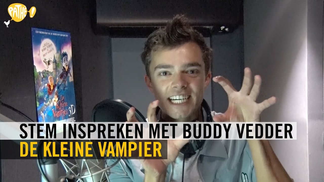De Kleine Vampier - stem inspreken met Buddy Vedder - Pathé