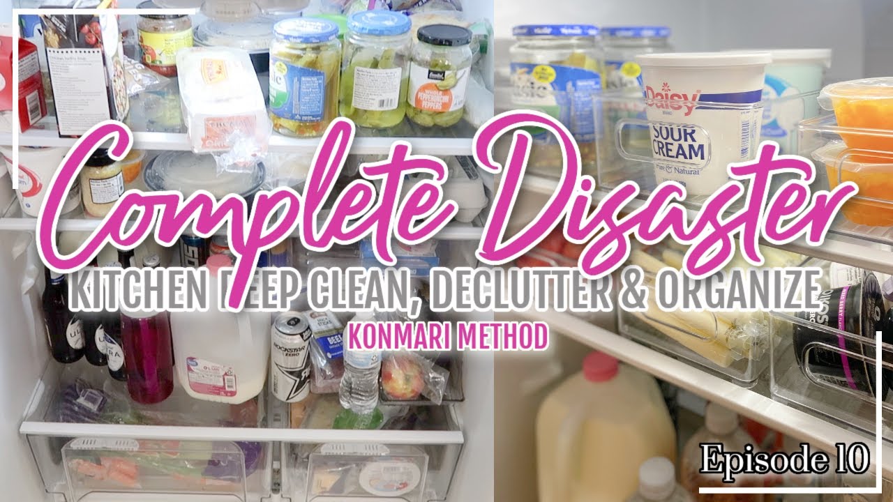 2022 EXTREME KITCHEN DECLUTTER WITH ME! KITCHEN FRIDGE DEEP CLEAN DECLUTTER & ORGANIZE WITH ME