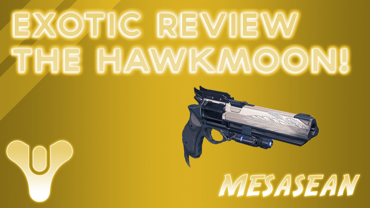 Destiny Hawkmoon Exotic Hand Cannon Review. PVP and PVE PS4 Gameplay.