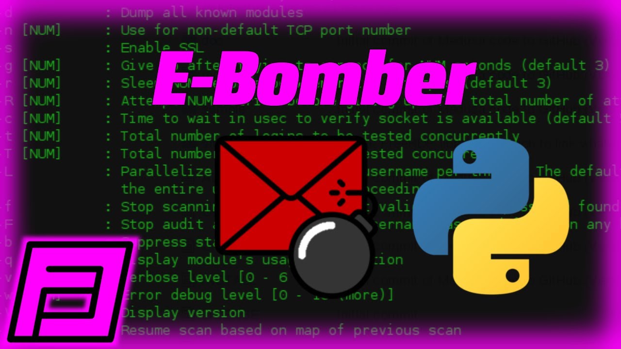 Send email bomb using E-Bomber | 100% Python | Gorio Fuma