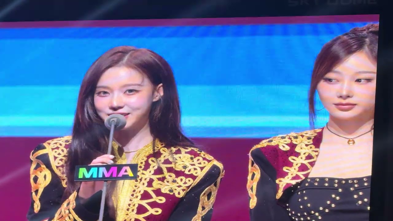 Stage of the Year 에스파 수상소감 251220 MMA