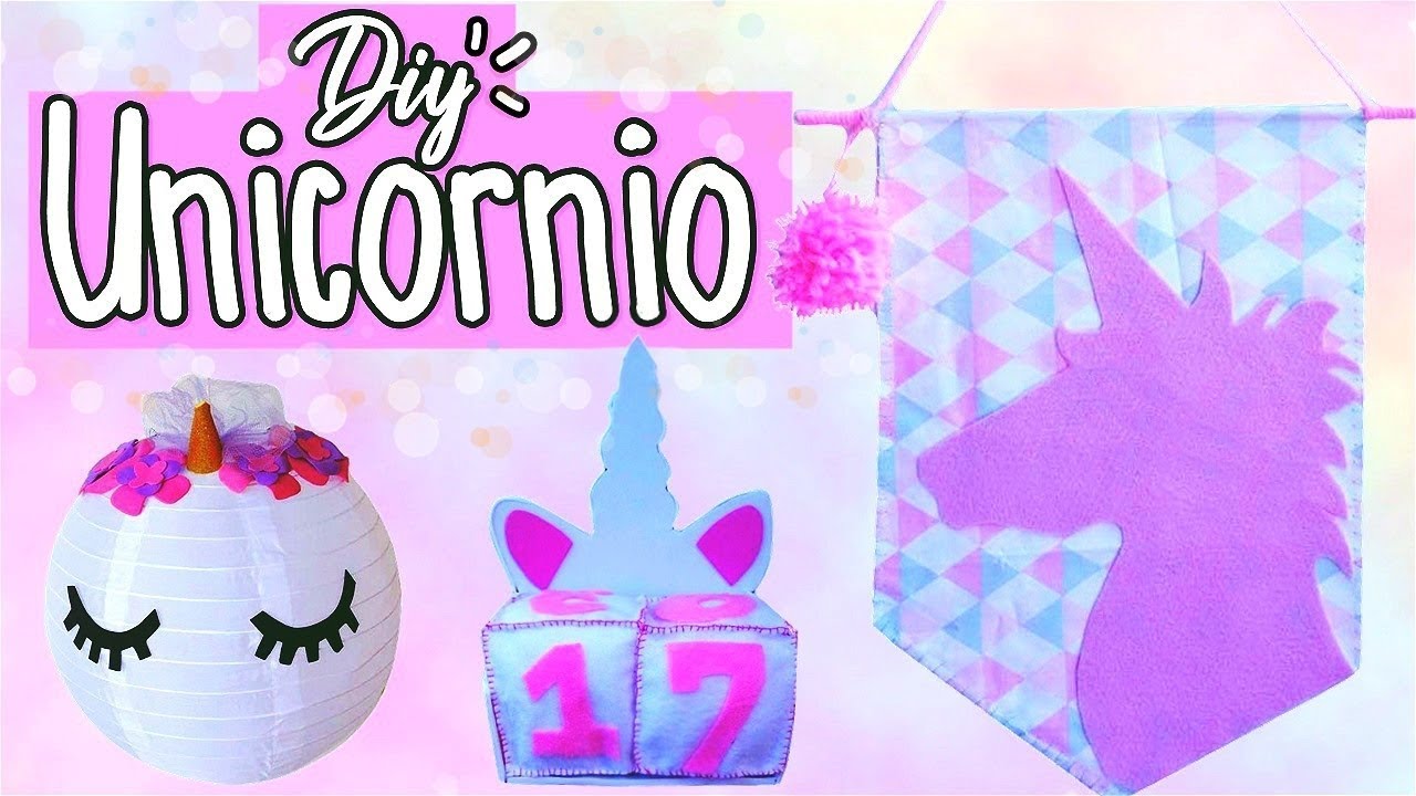 Diy Unicórnio #trifácil l Wiviane Soares