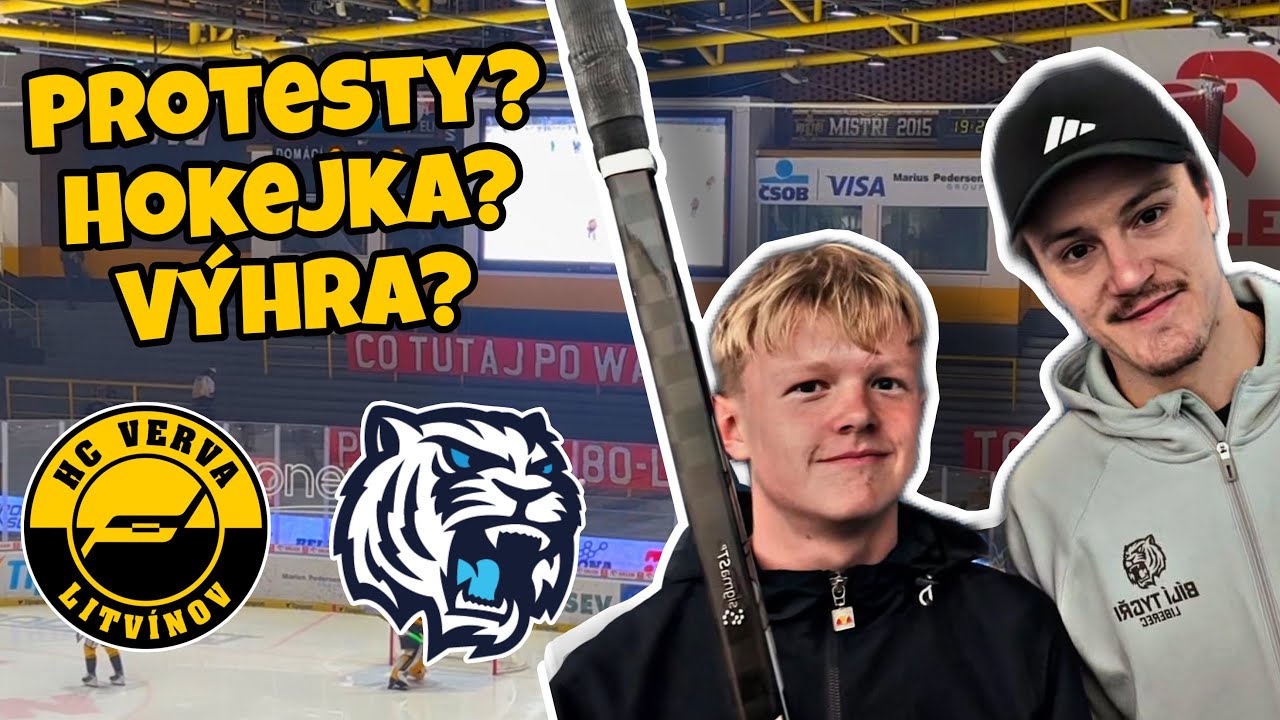 KONEČNĚ VÝHRA!!! Protesty, Zīle mi dal hokejku | HC VERVA LITVÍNOV - BÍLÍ TYGŘI LIBEREC | Elektrik