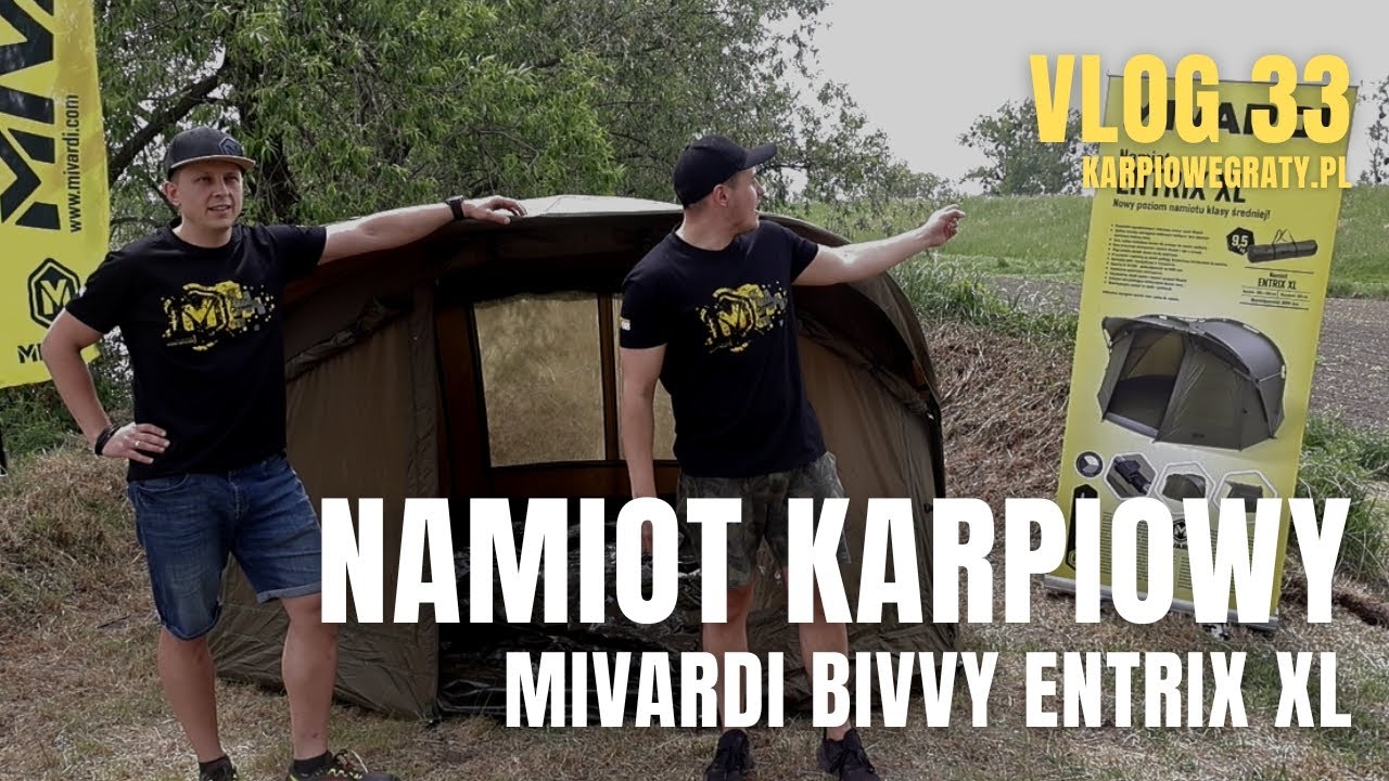 VLOG 33 - Namiot karpiowy Mivardi Bivvy Entrix XL