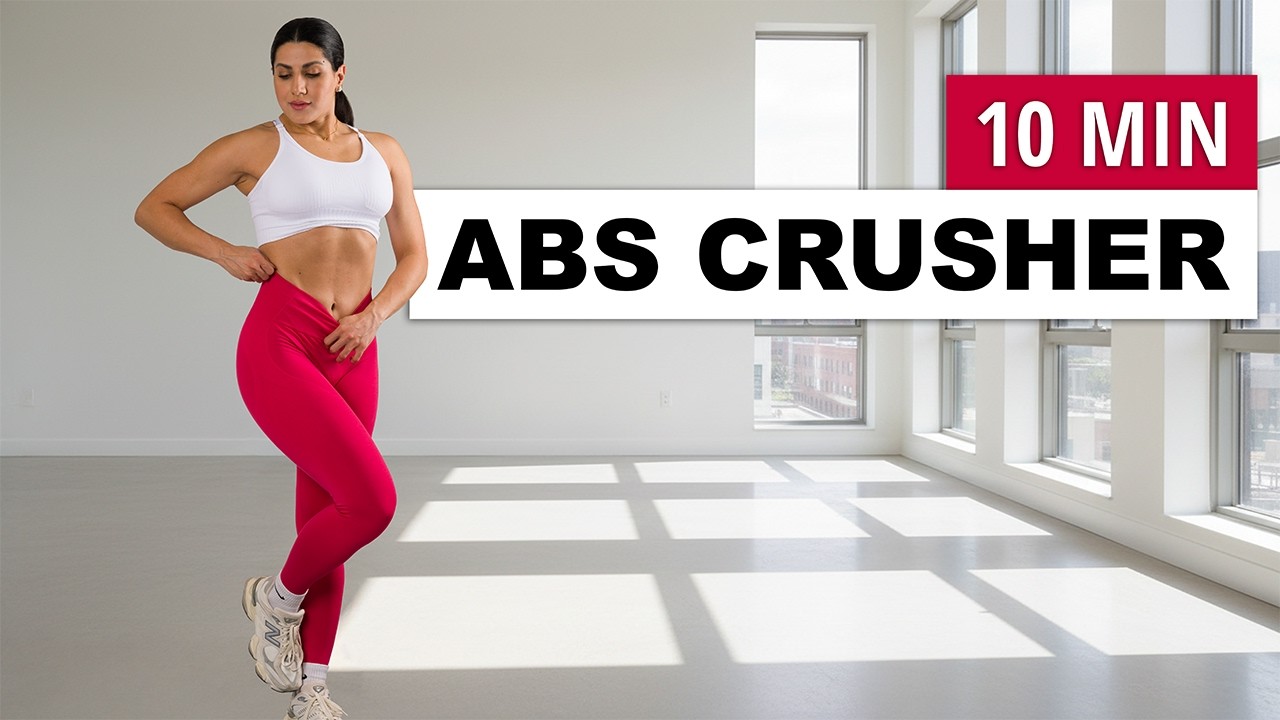 GET ABS with this KILLER 10 Min Ab Workout – No Equipment, Total Abs Crusher