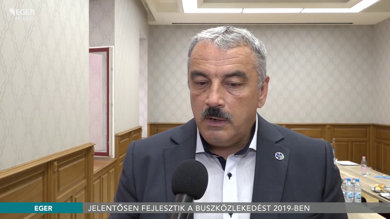 Jelentősen fejlesztik az egri buszközlekedést 2019-ben - 2018.07.23.