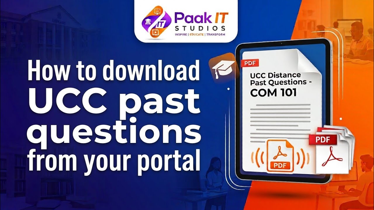How to Download UCC Past Questions from the Student Portal (Step-by-Step Guide)