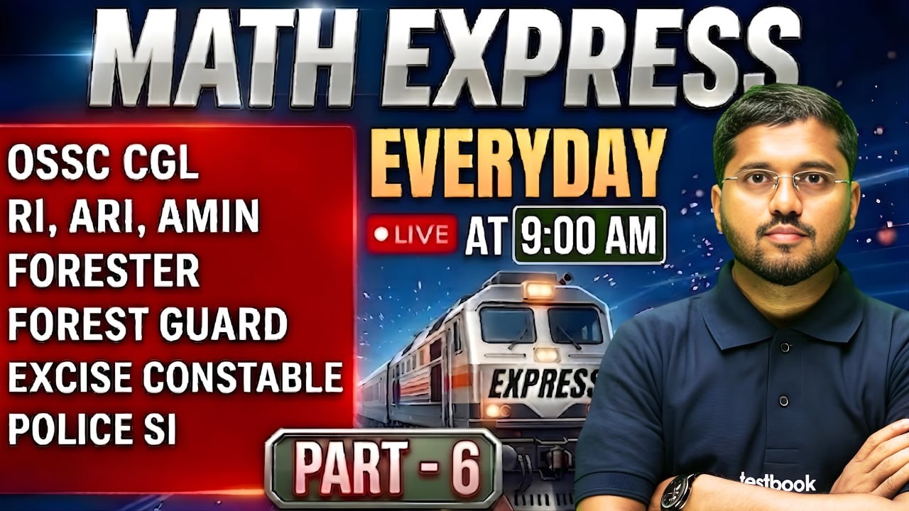 OSSC CGL, RI AMIN, Forest Guard, Excise Constable, Odisha SI 2026 | Maths Class By Kanhu Sir #5