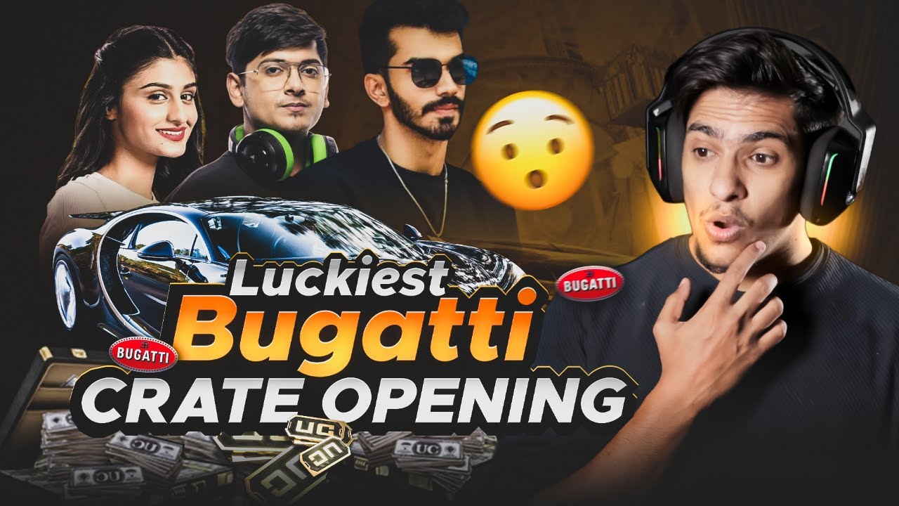 😱60 UC Luckiest Spin Bugatti  Crate Opening Ft. @PAYAL GAMING @Snax Gaming @casetoo