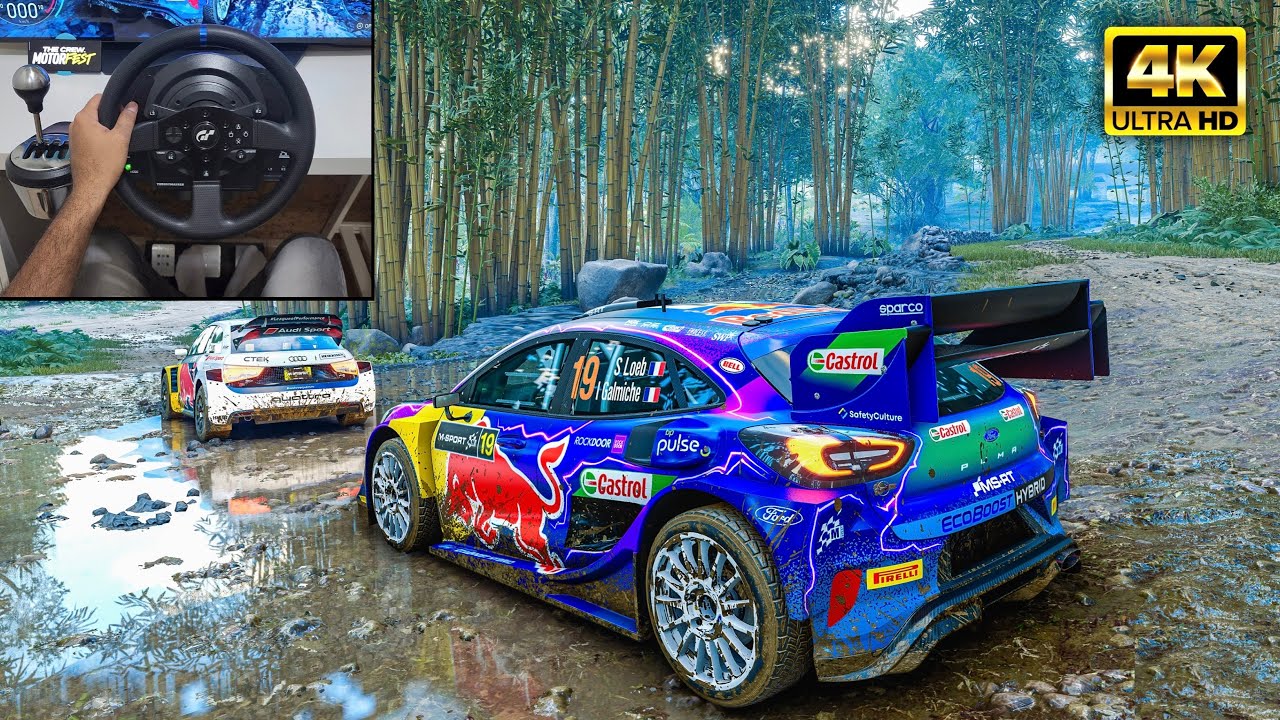 Ford Puma Hybrid Rally1 & Audi S1 EKS RX Quattro | The Crew Motorfest | Thrustmaster T300RS gameplay