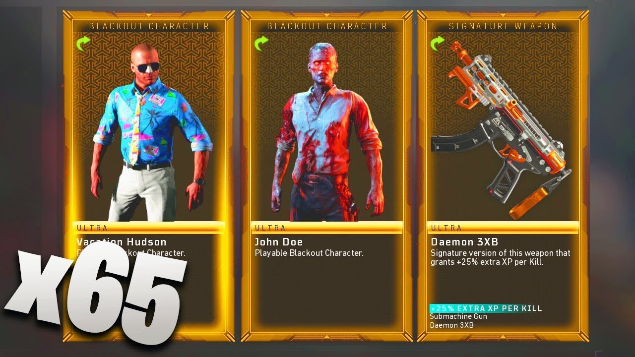 I Opened 65 Supply Drops In Black Ops 4...