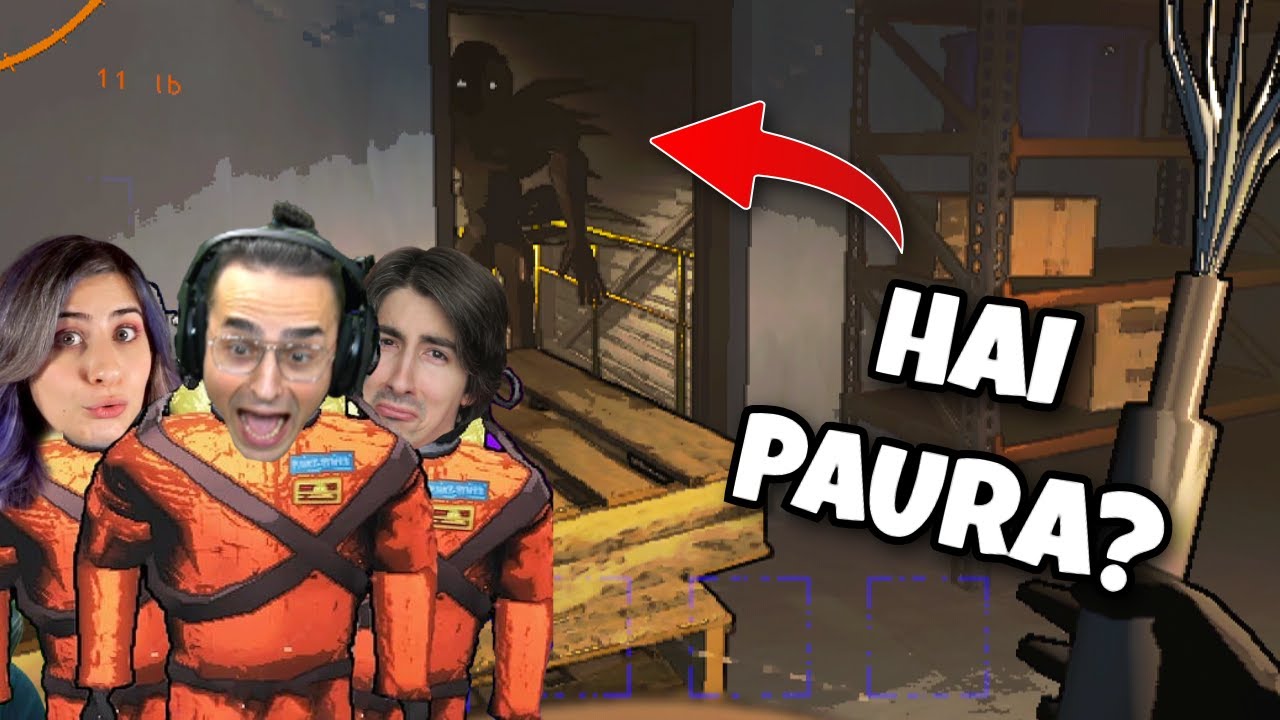 IL MOSTRO CI OSSERVA da DIETRO LA PORTA su LETHAL COMPANY 😨