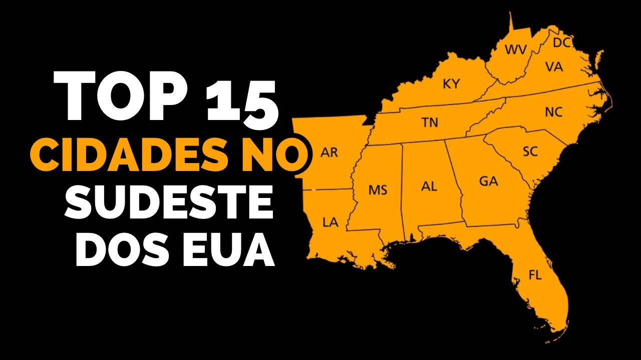 15 CIDADES FAMOSAS NO SUDESTE DOS EUA POUCO VISITADAS PELOS BRASILEIROS! 