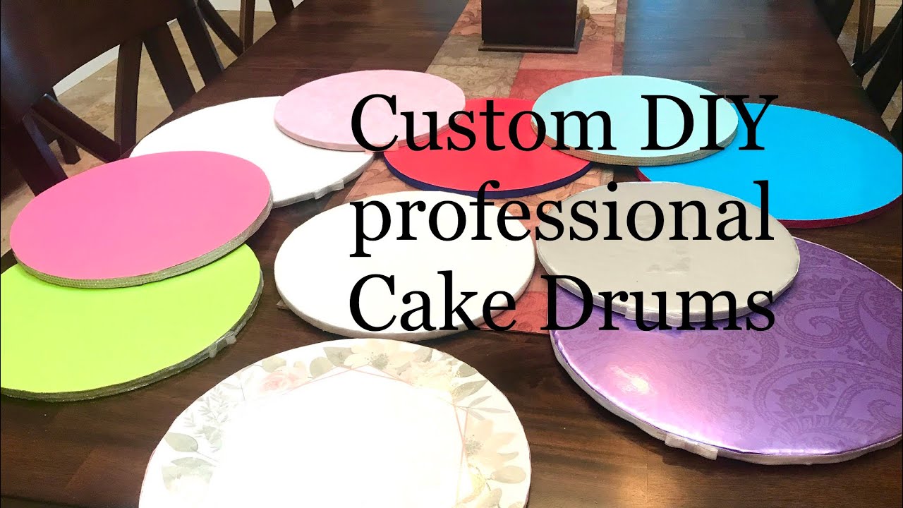 How to make a cheap professional cake drum or presentation board DIY