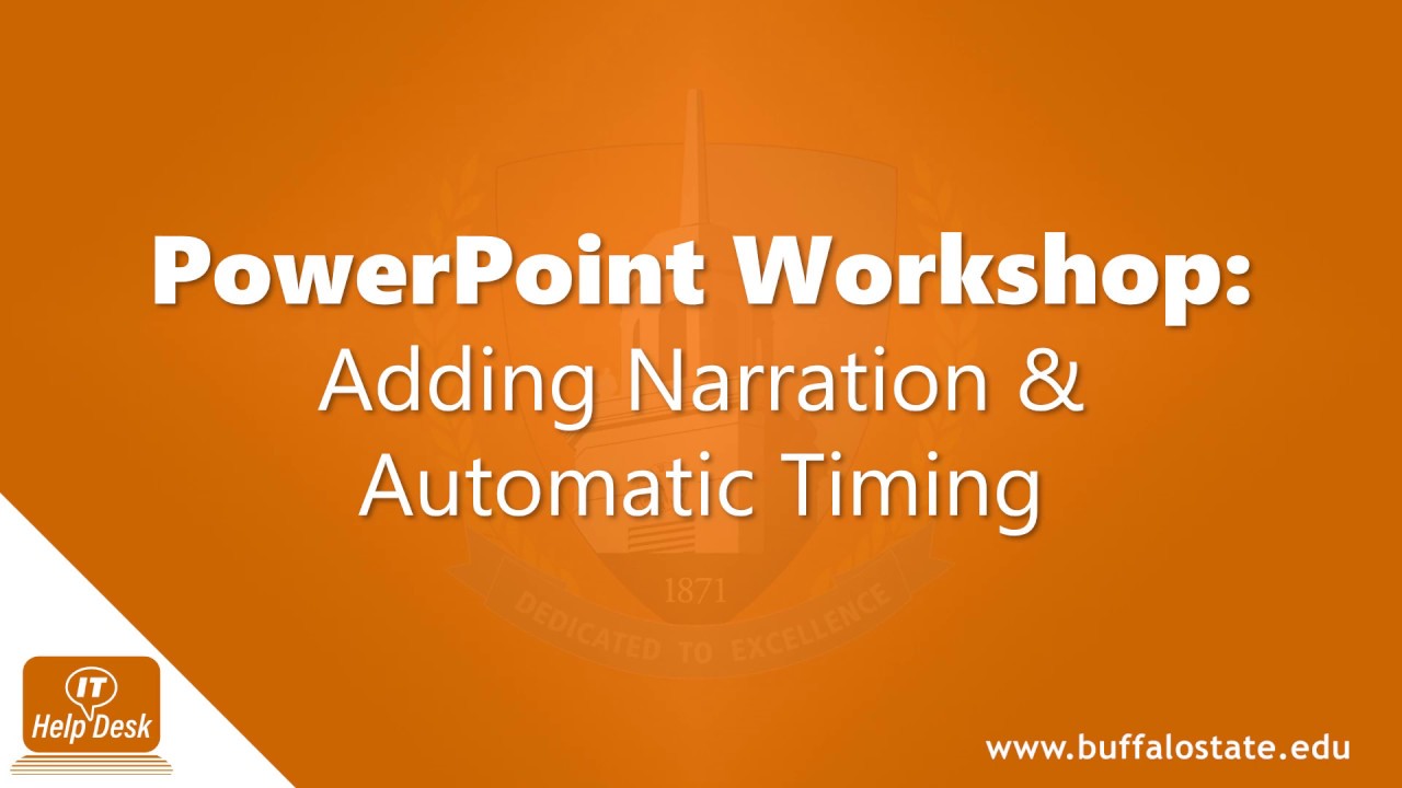 Add Narration and Automatic Timing in PowerPoint: Intro & Live Demo